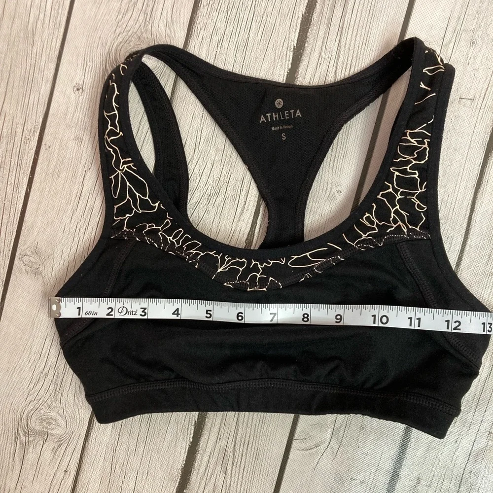 ATHLETA Women’s Black design racerback sports bra